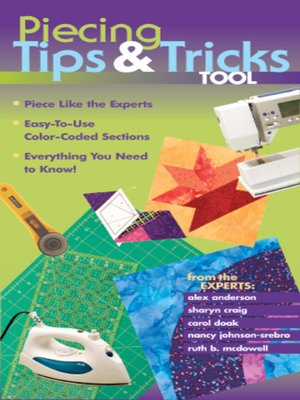 cover image of Piecing Tips & Tricks Tool